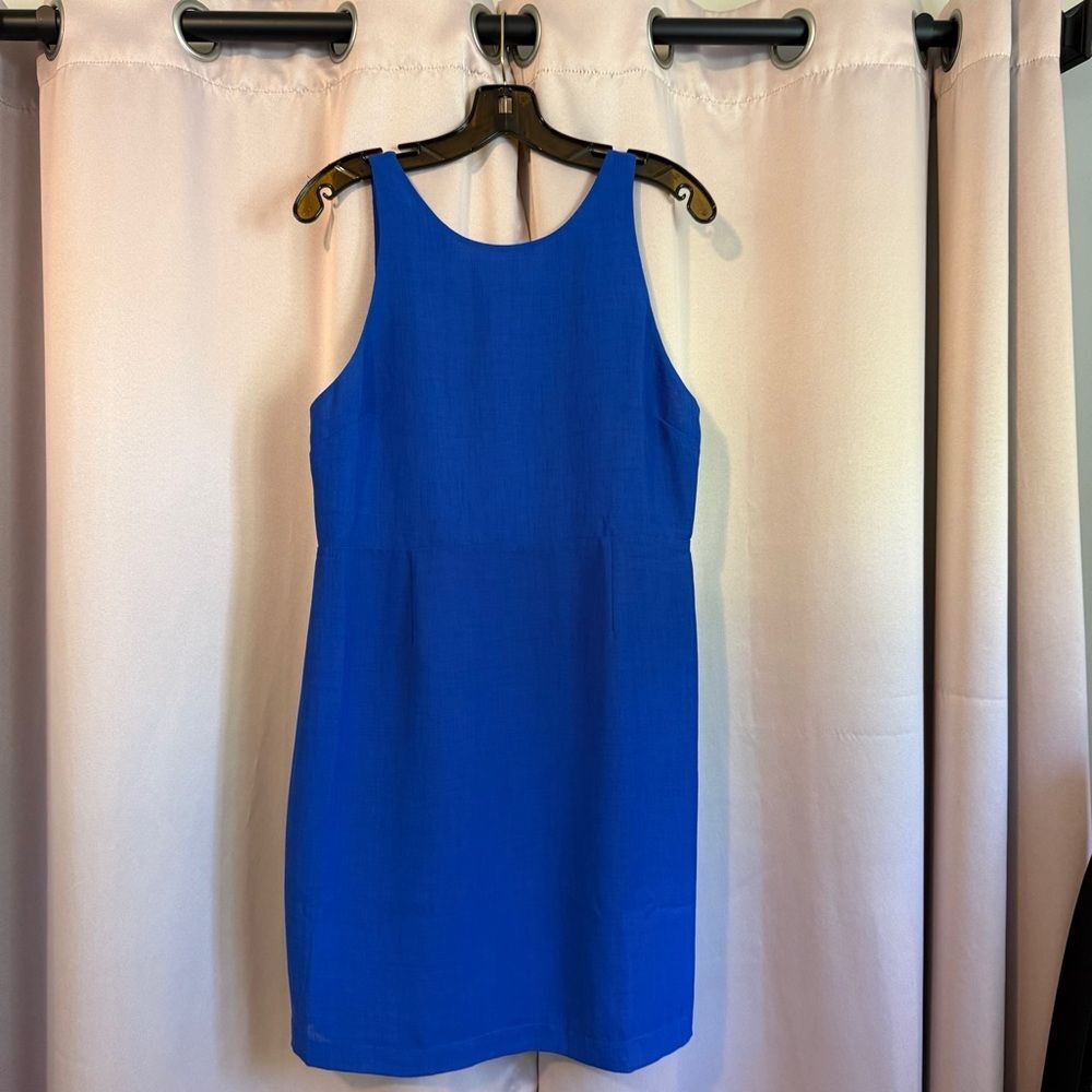 Vibrant Blue Sleeveless Dress- Fab’rik